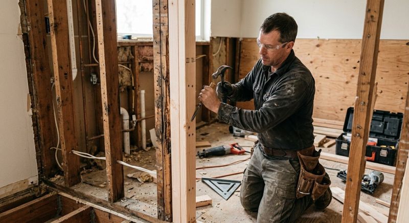 Damaged Framing Replacement in Conroe, TX